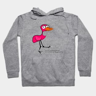 Pink Bird Not Perfect Hoodie